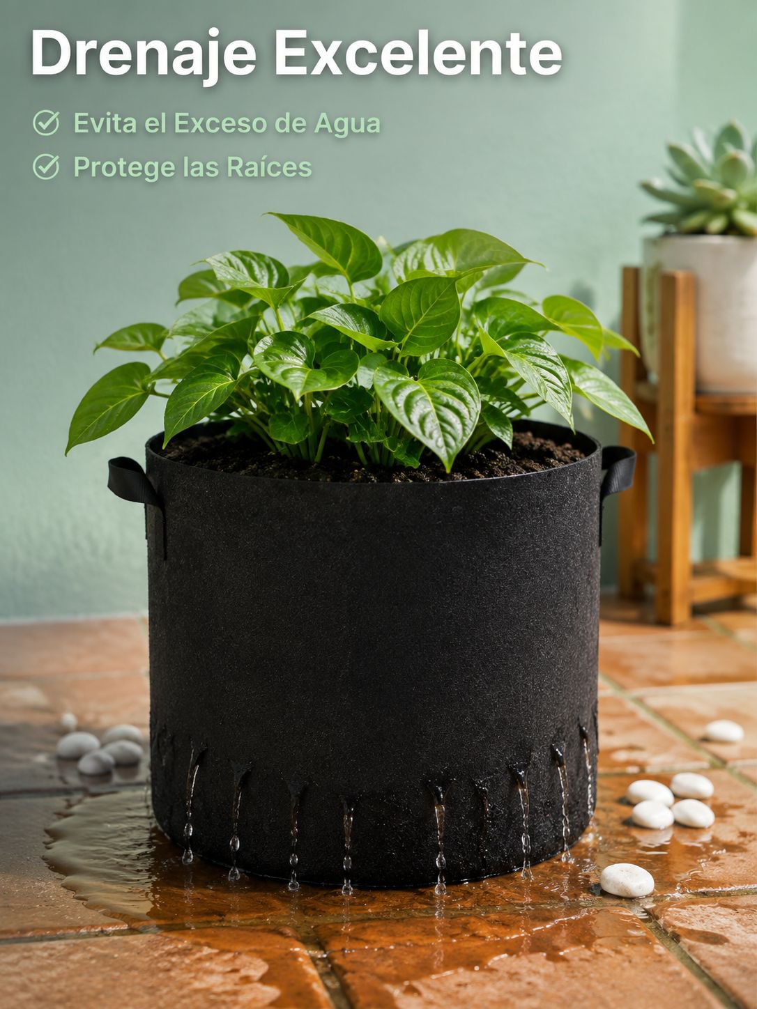 Bolsa de cultivo gruesa de tela no tejida para verduras y frutas