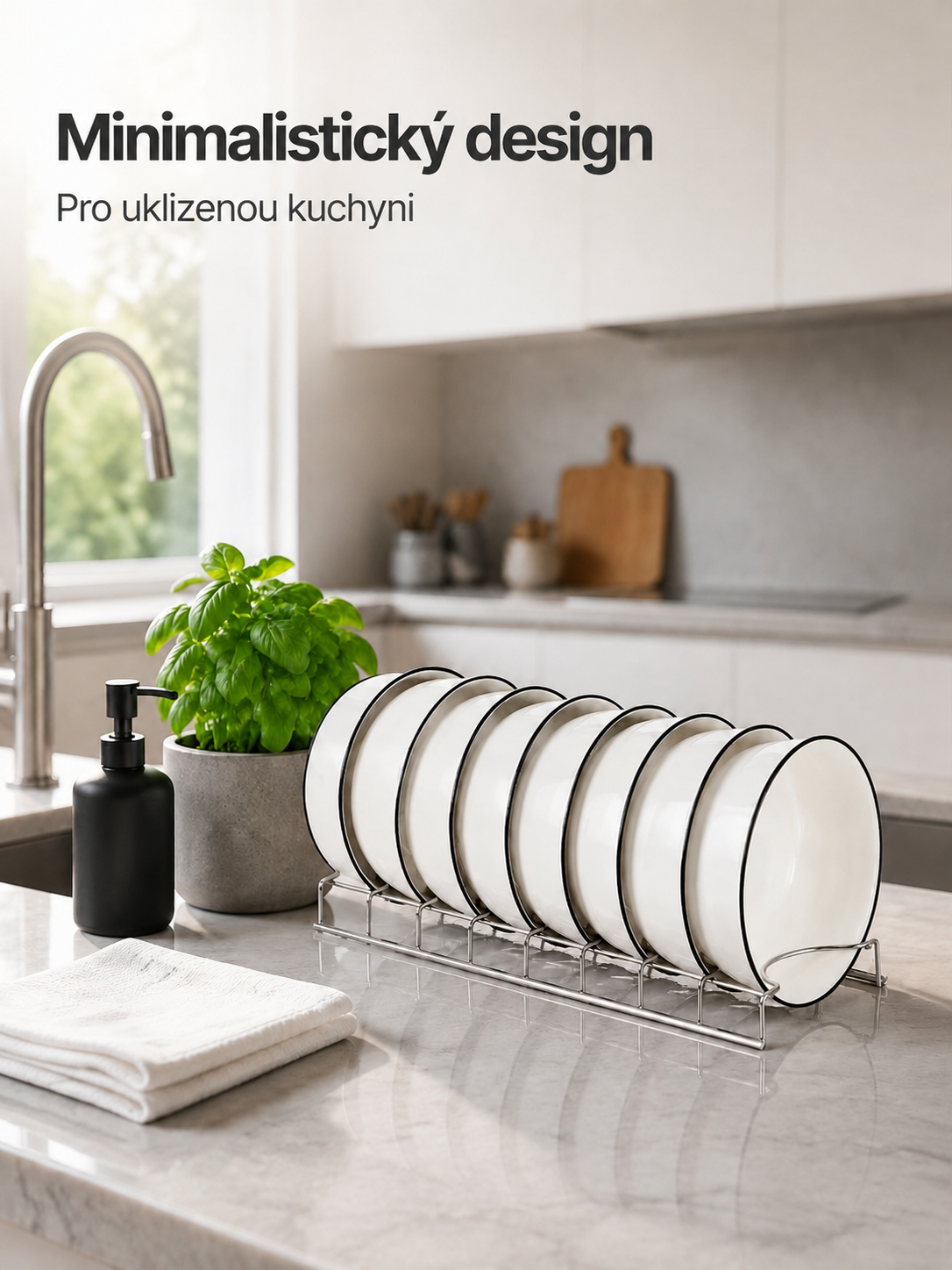 Multifunkční odkapávač na nádobí