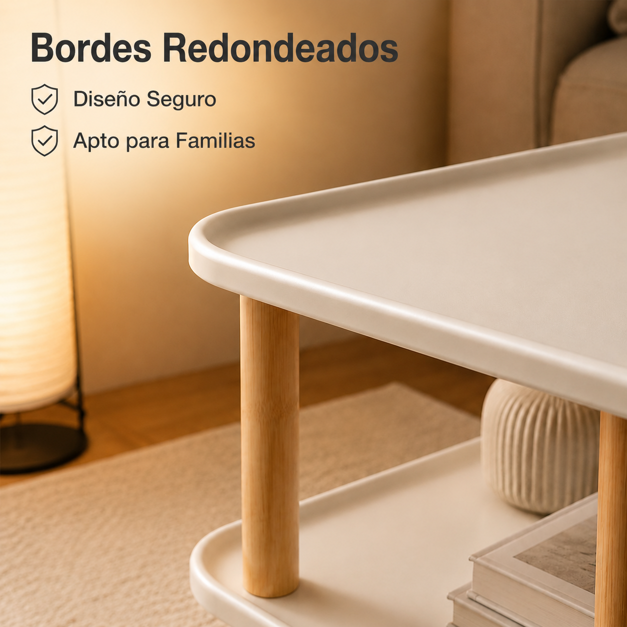 Mesa pequeña/mesa auxiliar móvil/mesa de noche