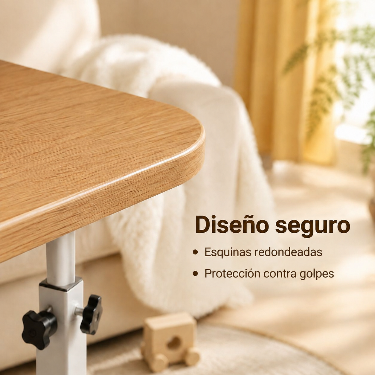 Mesa de sala de estar multifuncional y ajustable en altura