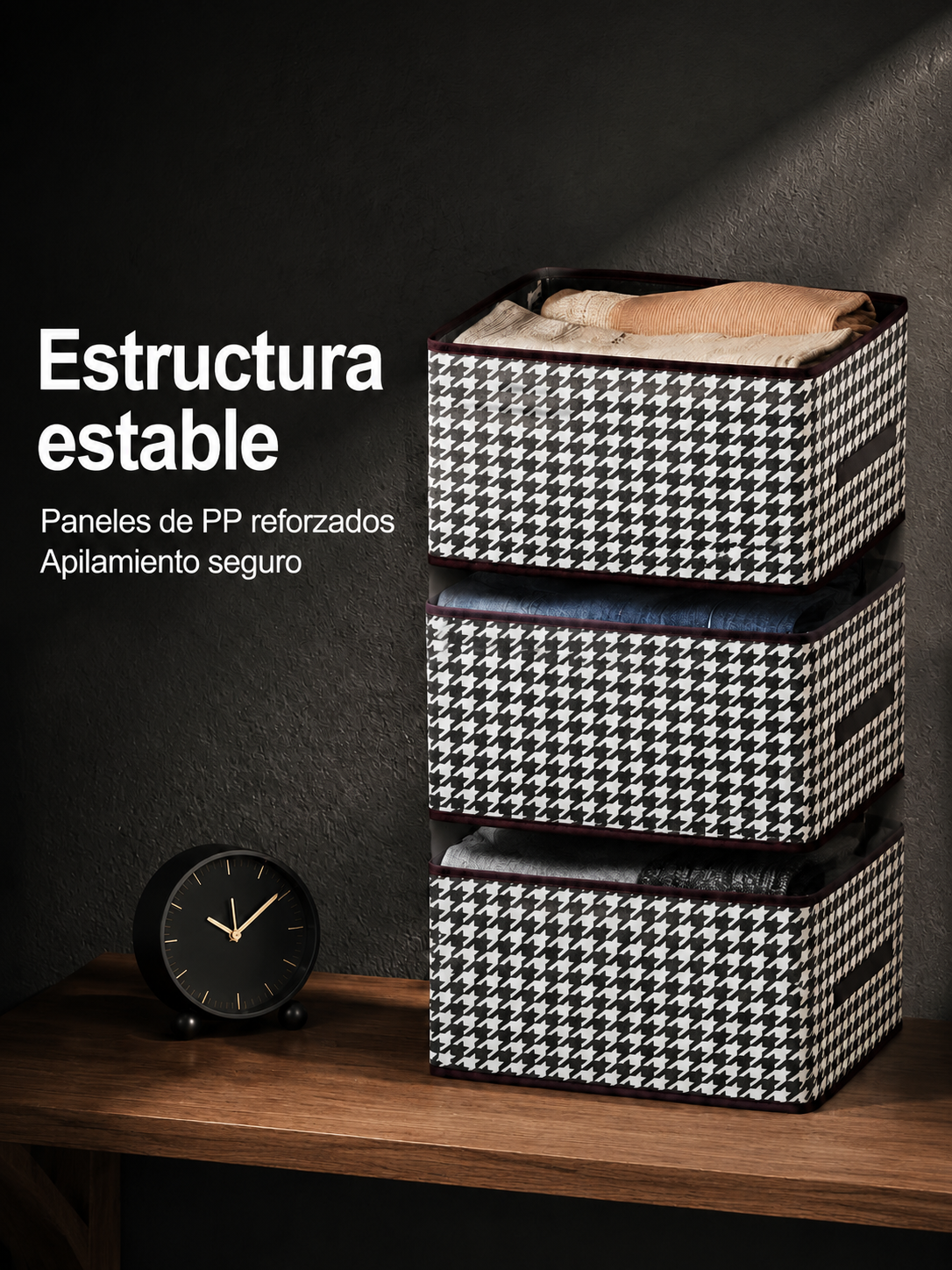 Caja de almacenamiento grande portátil tipo cajón