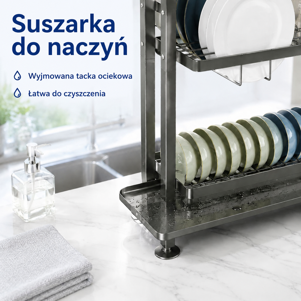 Wąski ociekacz do zlewu kuchennego