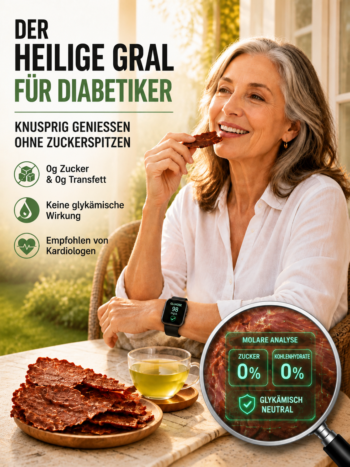 100 % grasgefüttertes Angus – nur ein Pfund pro Rind. Herzhaft und nährstoffreich.