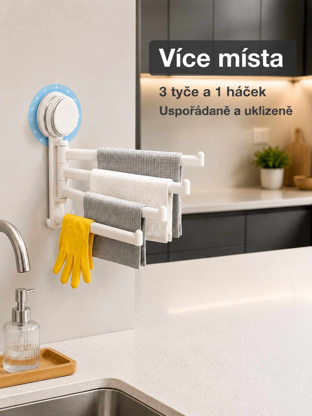 Otočný kuchyňský odkapávač