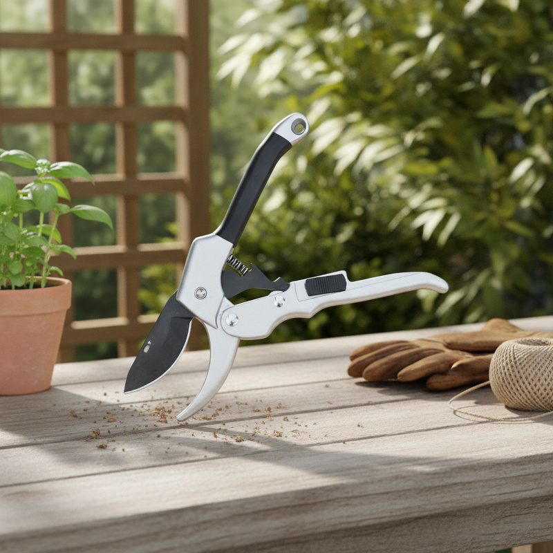 Pulley-Type Garden Pruning Shears for Rough Branches