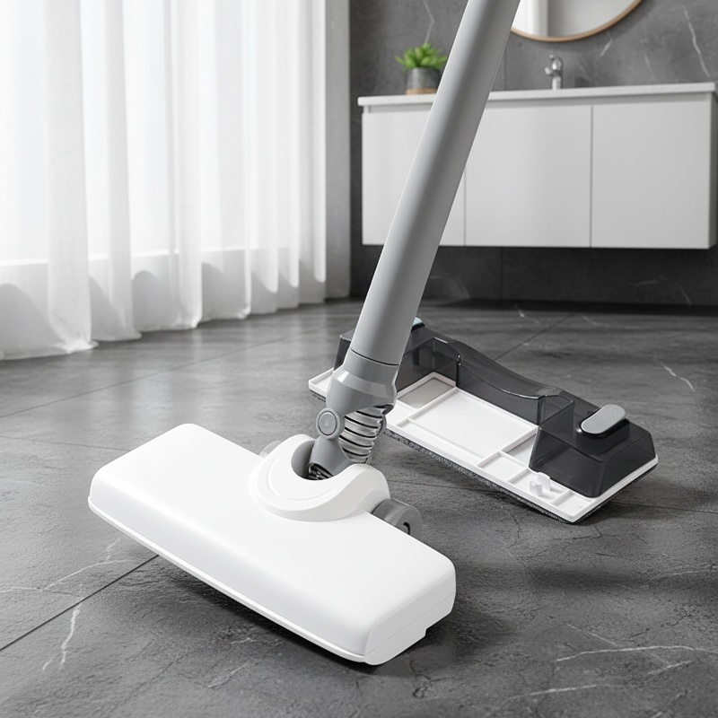 Aspiradora inalámbrica de alta potencia, fregadora de suelos con visualización para el hogar