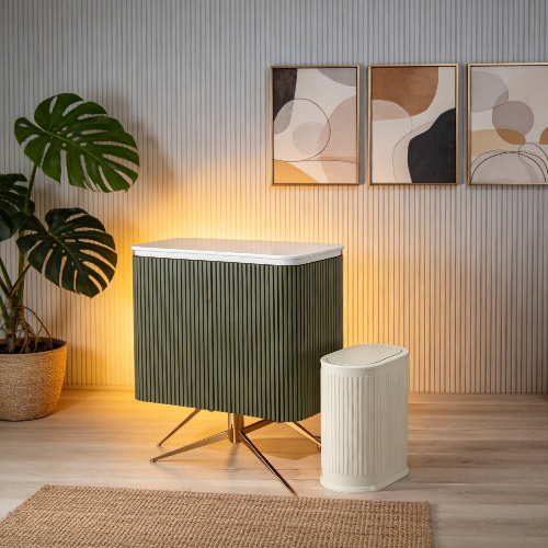 Papelera sin costuras para cocina, baño y sala de estar