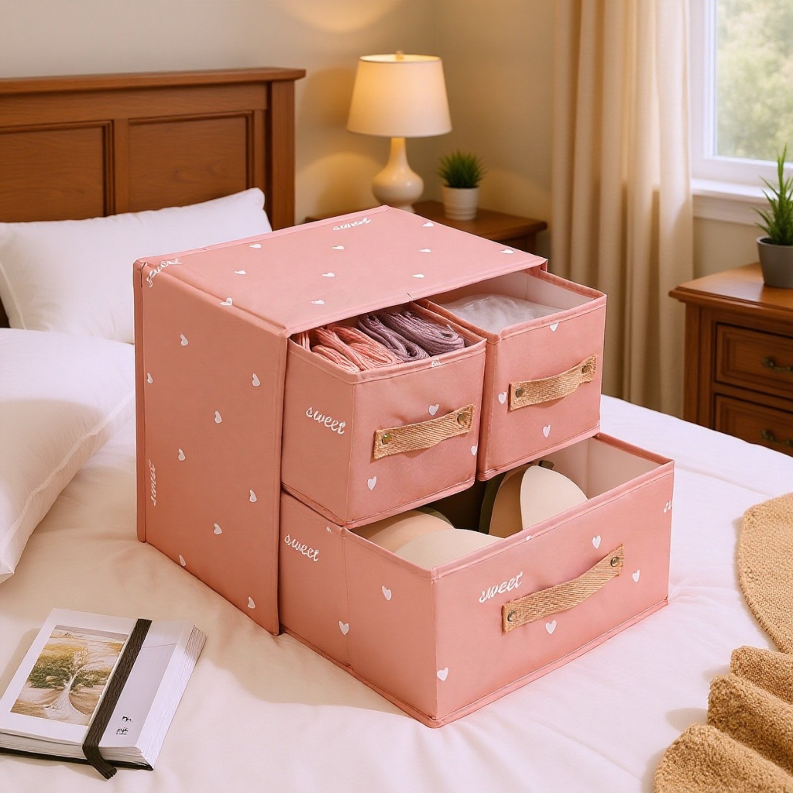 Haushalt Kleidung Organizer Schubladen-Aufbewahrungsbox
