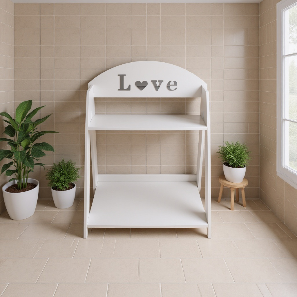 デスクトップ収納ラック オフィス用二層化粧品収納棚