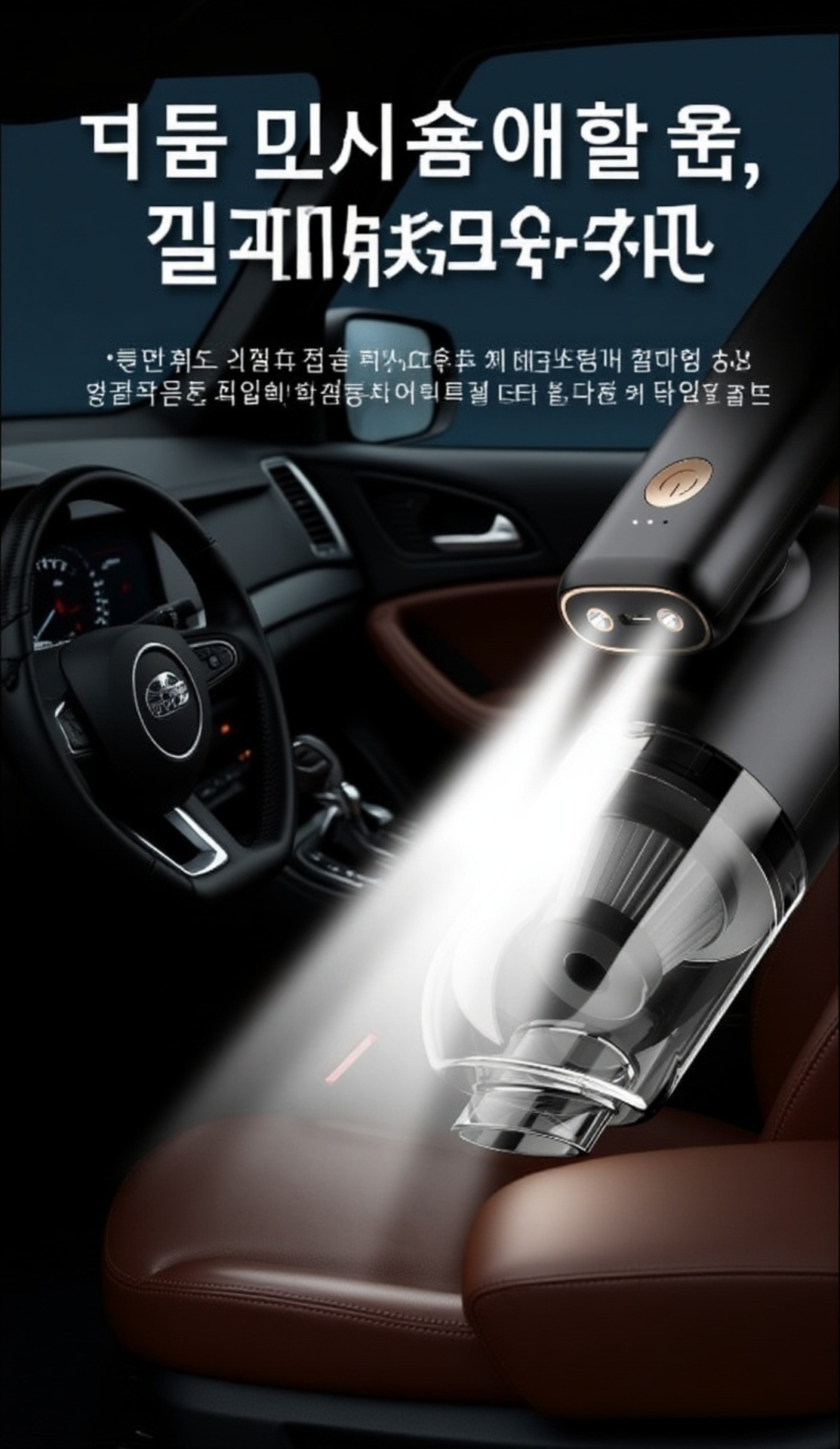 자동차 내부 청소에 적합한 청소기