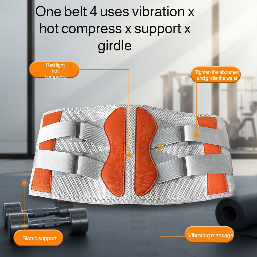 Multifunctional Lumbar Relaxation Massager Belt with Infrared Heating