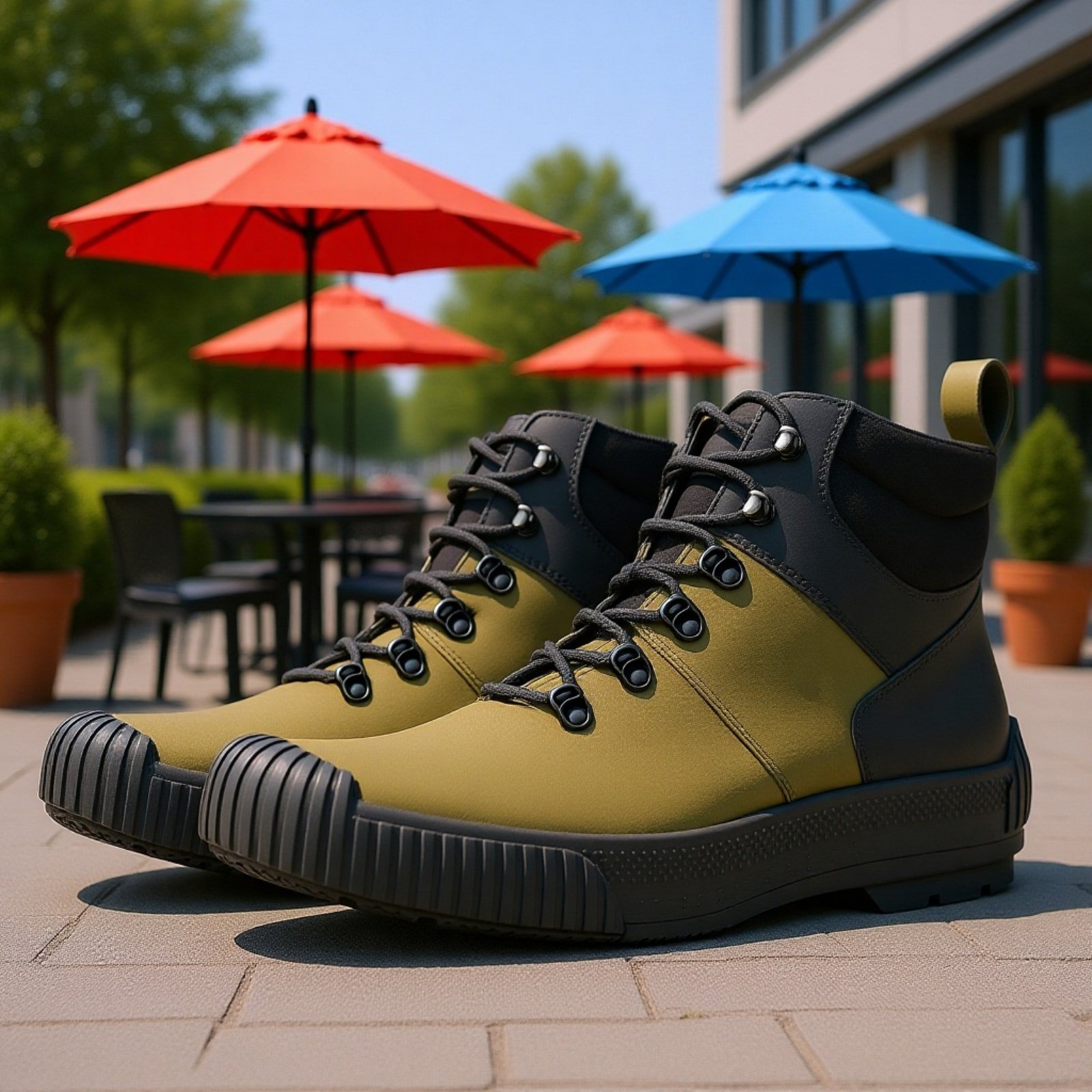 防水性と耐久性に優れたメンズアウトドアハイキングブーツ