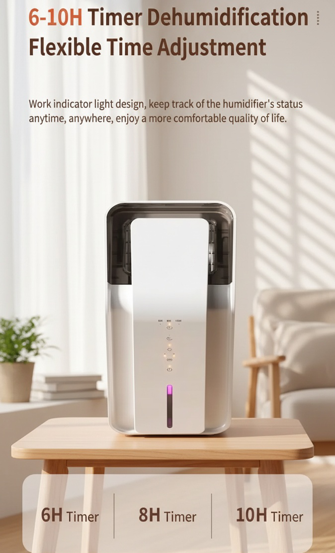 Energy-saving household dehumidifier