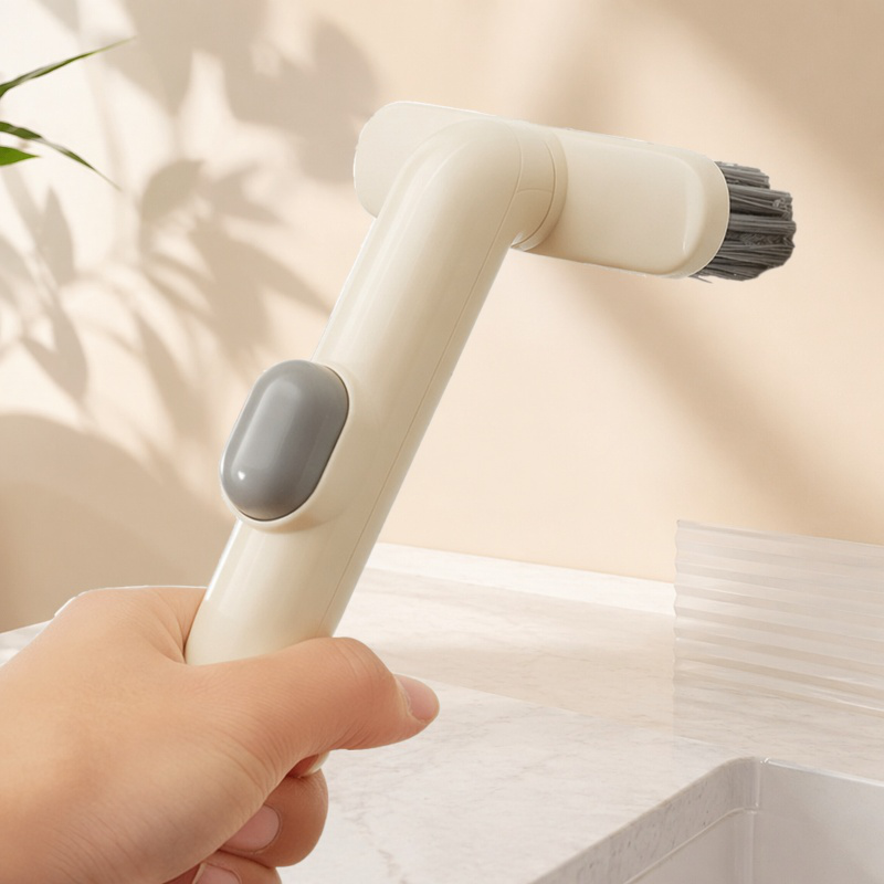 Cepillo de limpieza para rincones de baño multifuncional