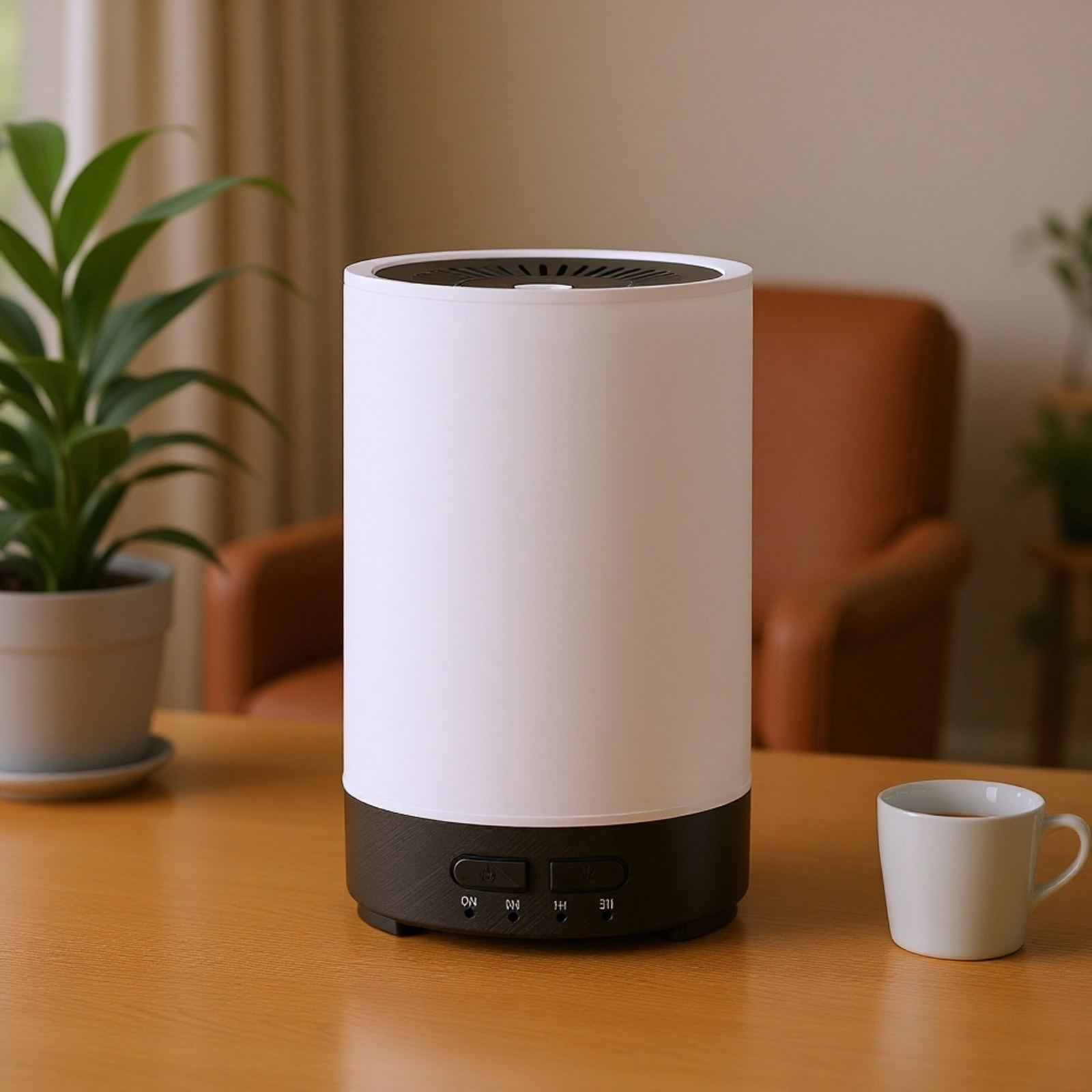 가정용 미니 가습기 무음침실 가습기 컬러 우드 Usb 디퓨저 가습기