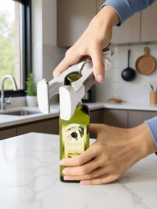 Herramienta multifuncional para manipular platos calientes