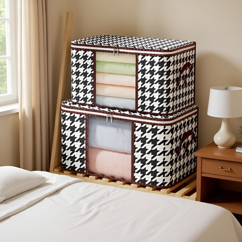 가정용 초대형 의류 정리 가방 면 이불 가방 수납함 방습 방진 수납 가방 전용 수납 이사 초대형 수납함