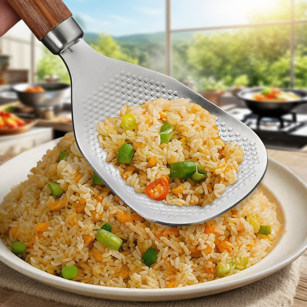 밥솥 전용 스탠드형 스텐 밥주걱