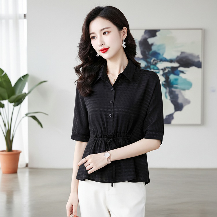 얇은 여성 티셔츠 여름용 디자인