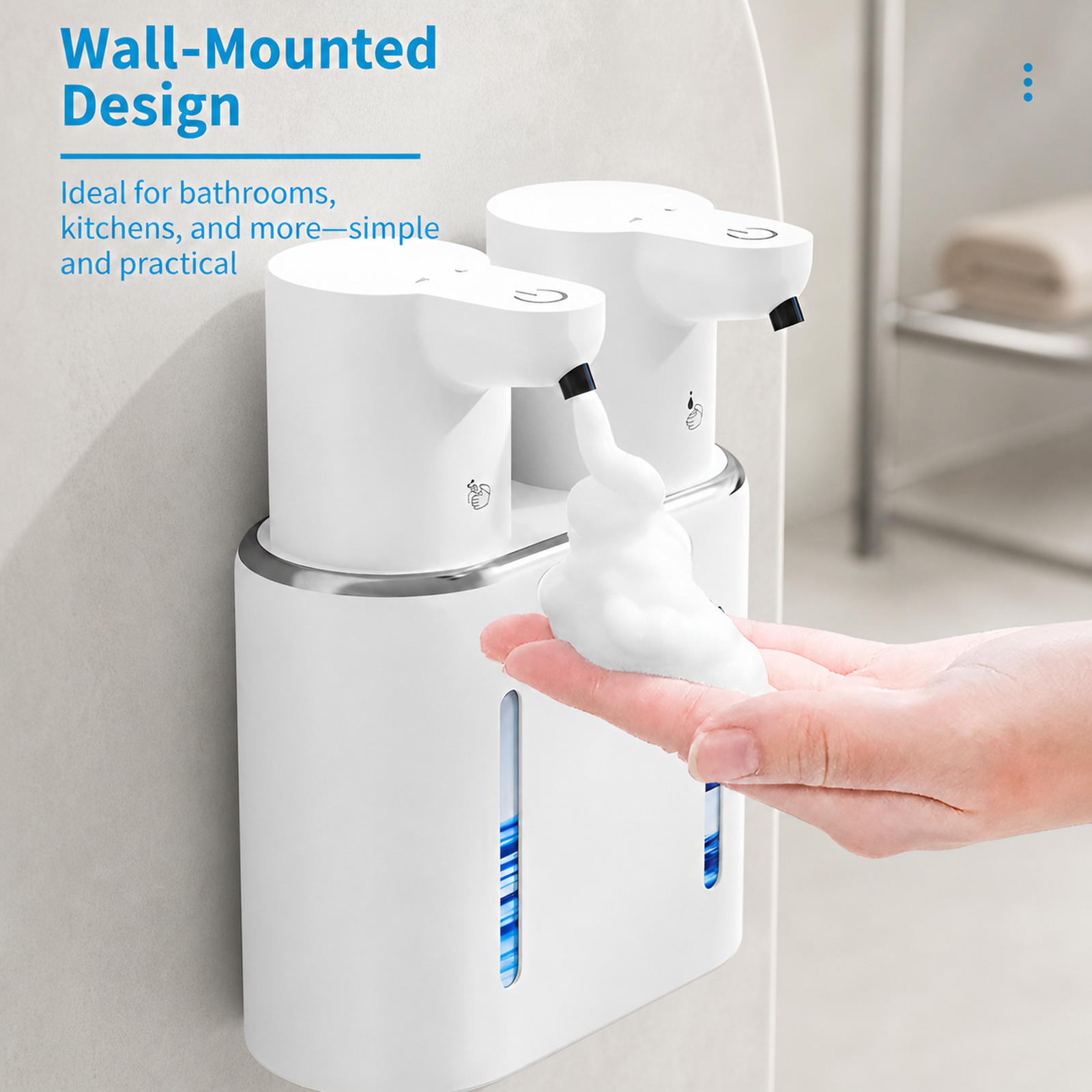 Wall-Mounted Electric Foaming Hand Soap Dispenser