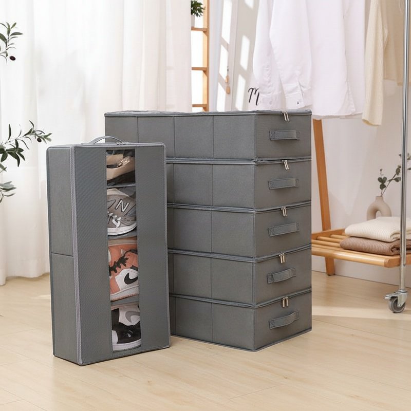 Multi-purpose storage box for under bed