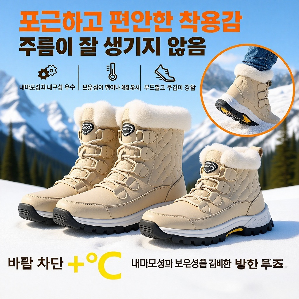 키높이 스노우 부츠 아웃도어 부츠
