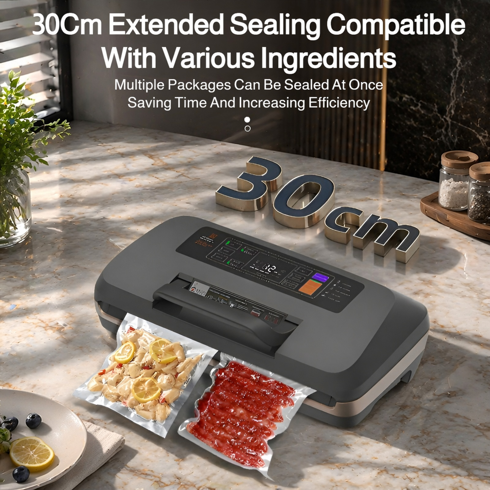  SV636 Vacuum Sealing Machine - Dry and Wet Sealing Machine - FBA