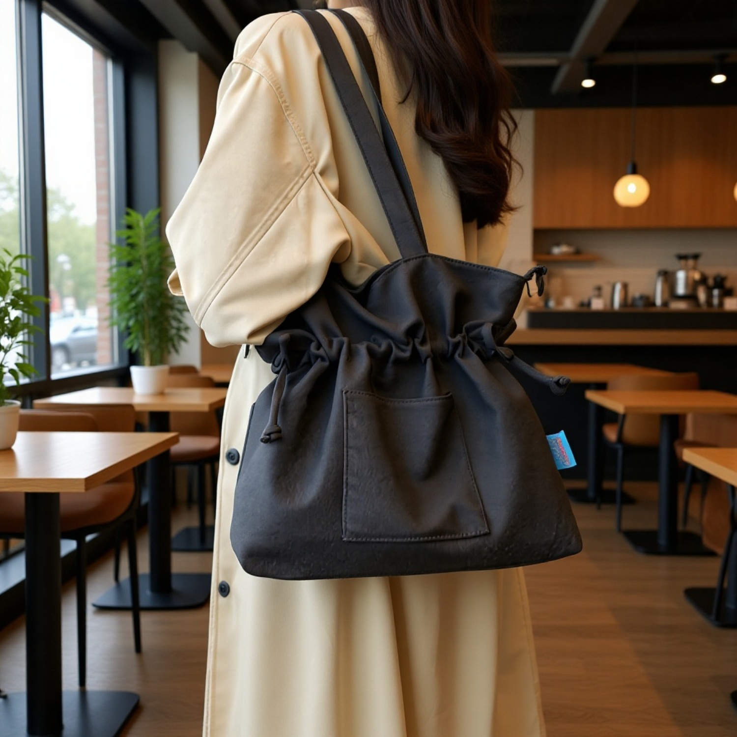 新作キャンバストートバッグ 大容量 韓国風 クロスボディ 春夏 レディース