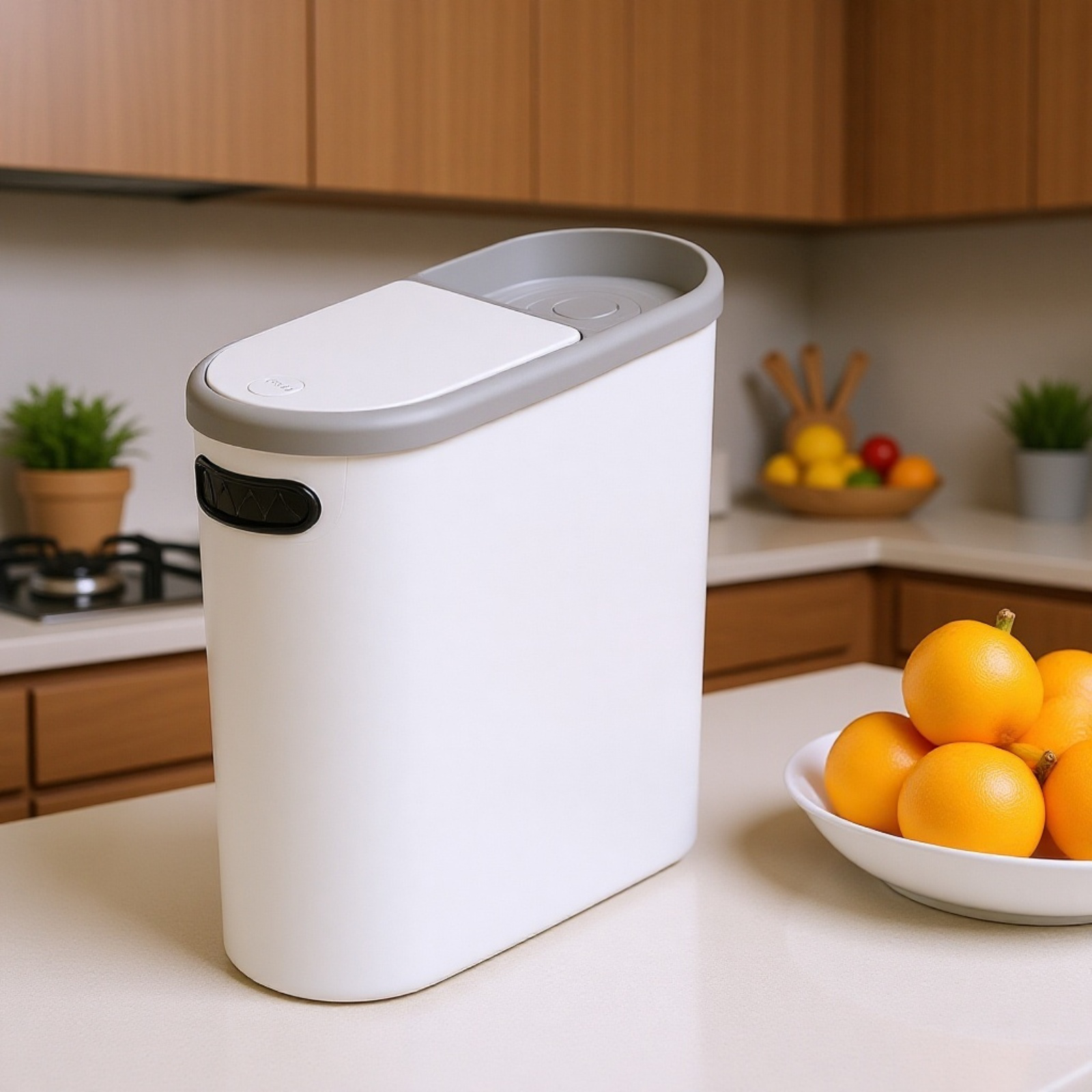 クリエイティブゴミ箱 家庭用トイレゴミ箱 リビングルーム キッチンゴミ箱 バスルーム 隙間ゴミ箱 蓋付き プッシュ式ゴミ箱