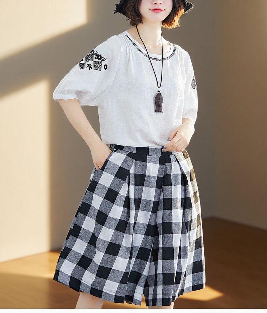 【スカーチョ】体のラインを隠してくれるゆったりとしたデザイン。