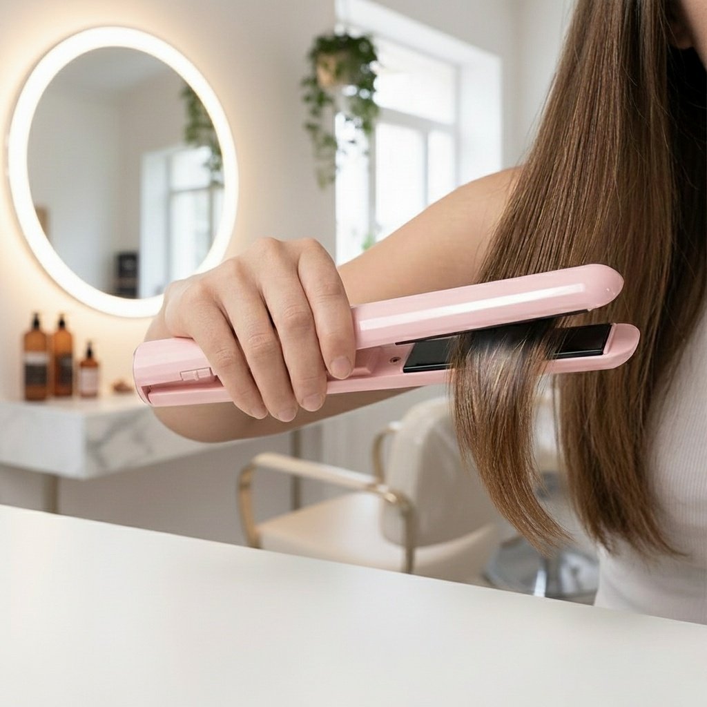 Mini Hair Straightener for Air Bangs