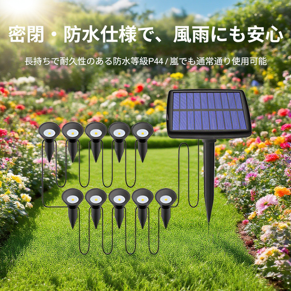 屋外用ソーラーガーデンライト 家庭用庭園灯