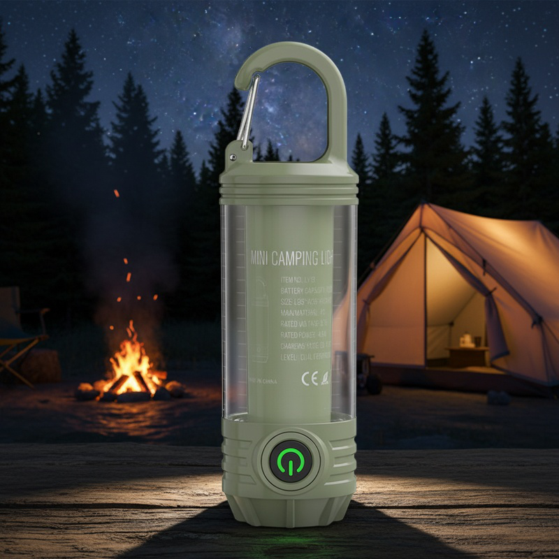 Rechargeable tent light for emergency situations