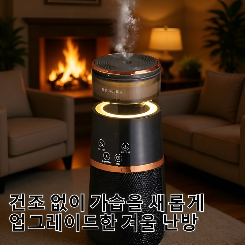 스마트 온도 조절 스탠드 가습기 온풍기