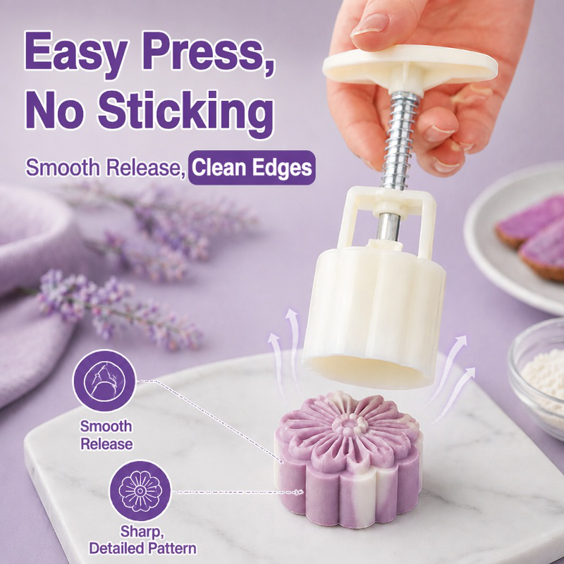 Pastry molds: Purple sweet potato and yam cake molds, mung bean cake molds, snack food, baby food ba