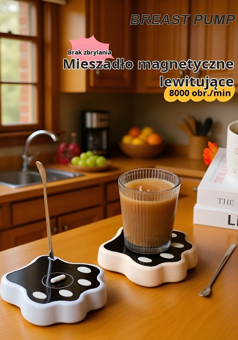 Magnetyczna baza mieszająca do różnych kubków