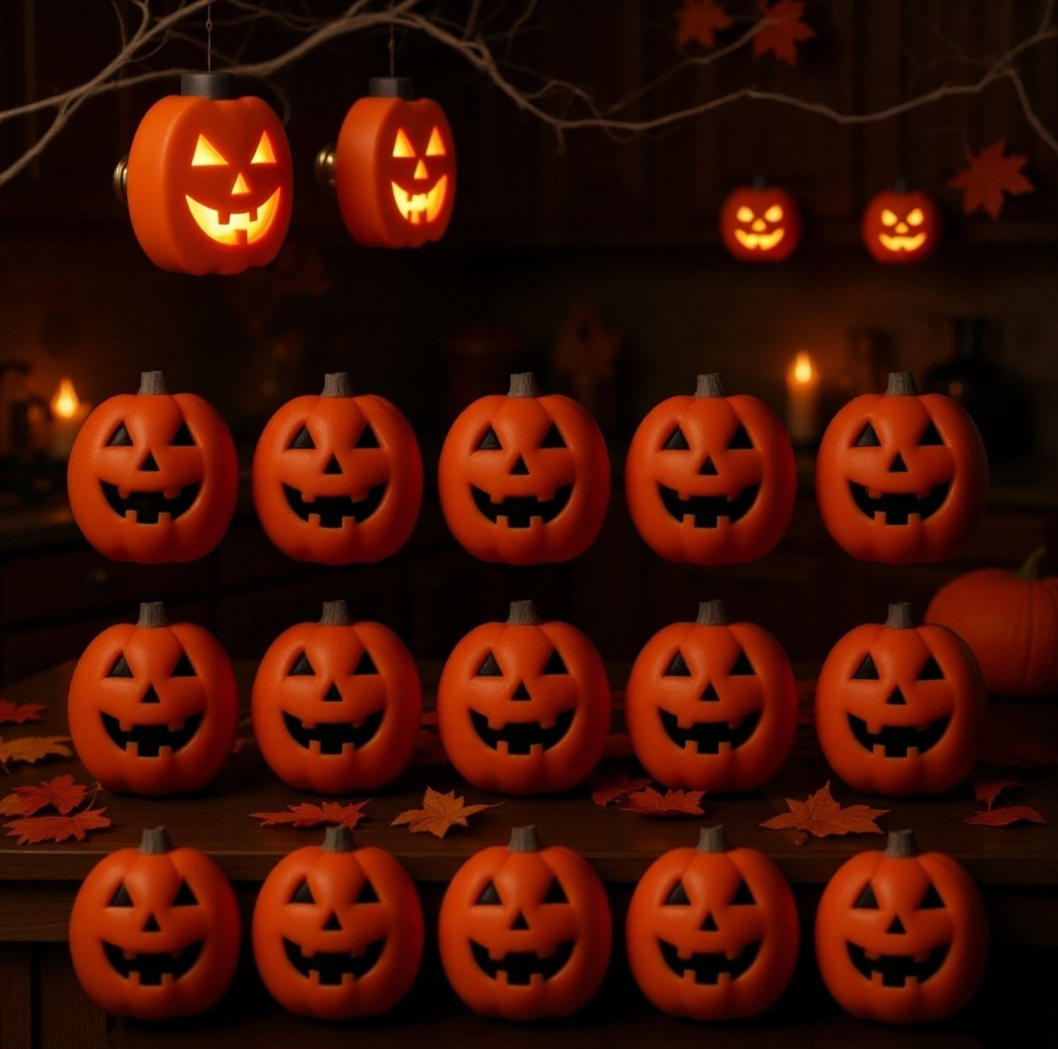 문 손잡이에 크리스마스 보호대 설치