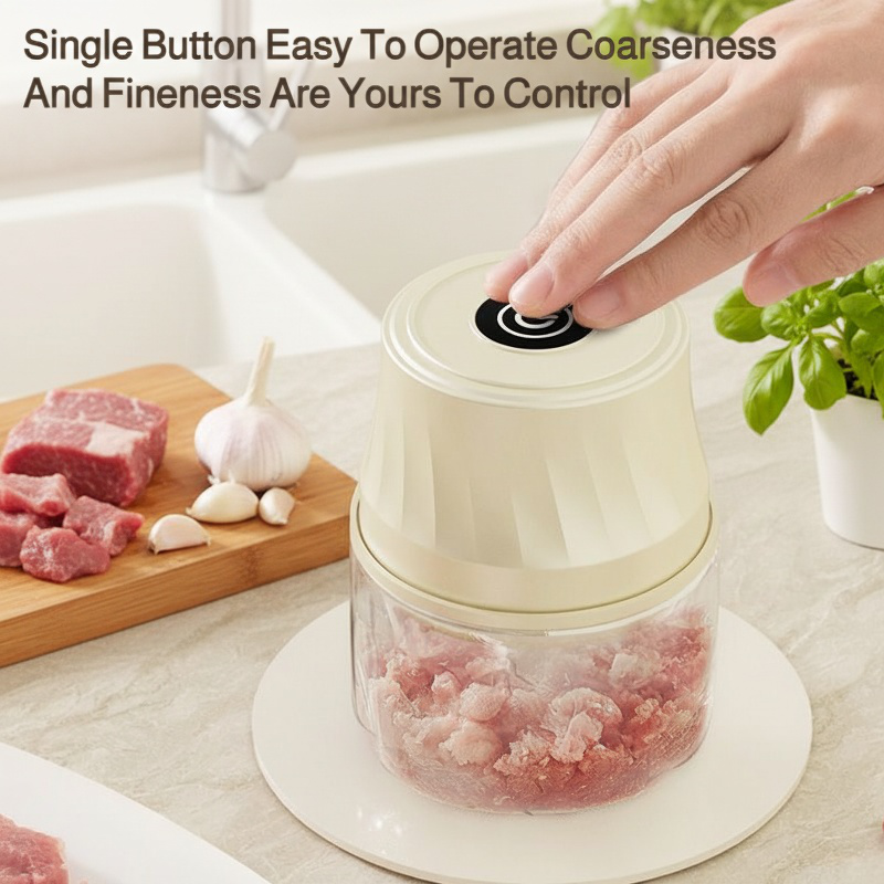 Home Small Cooking Machine Garlic Beater Meat Grinder Electric Kitchen Garlic Puree Machine