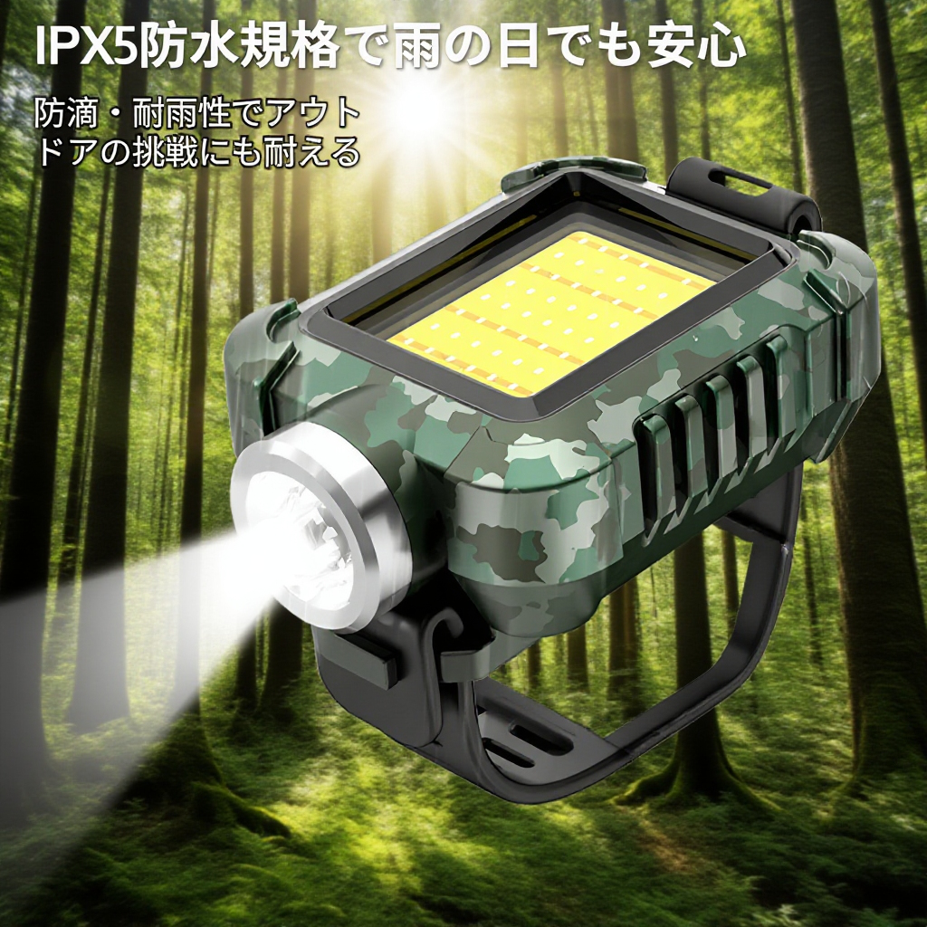 多機能ヘッドバンド&リストウェア サイクリングライト 旅行用