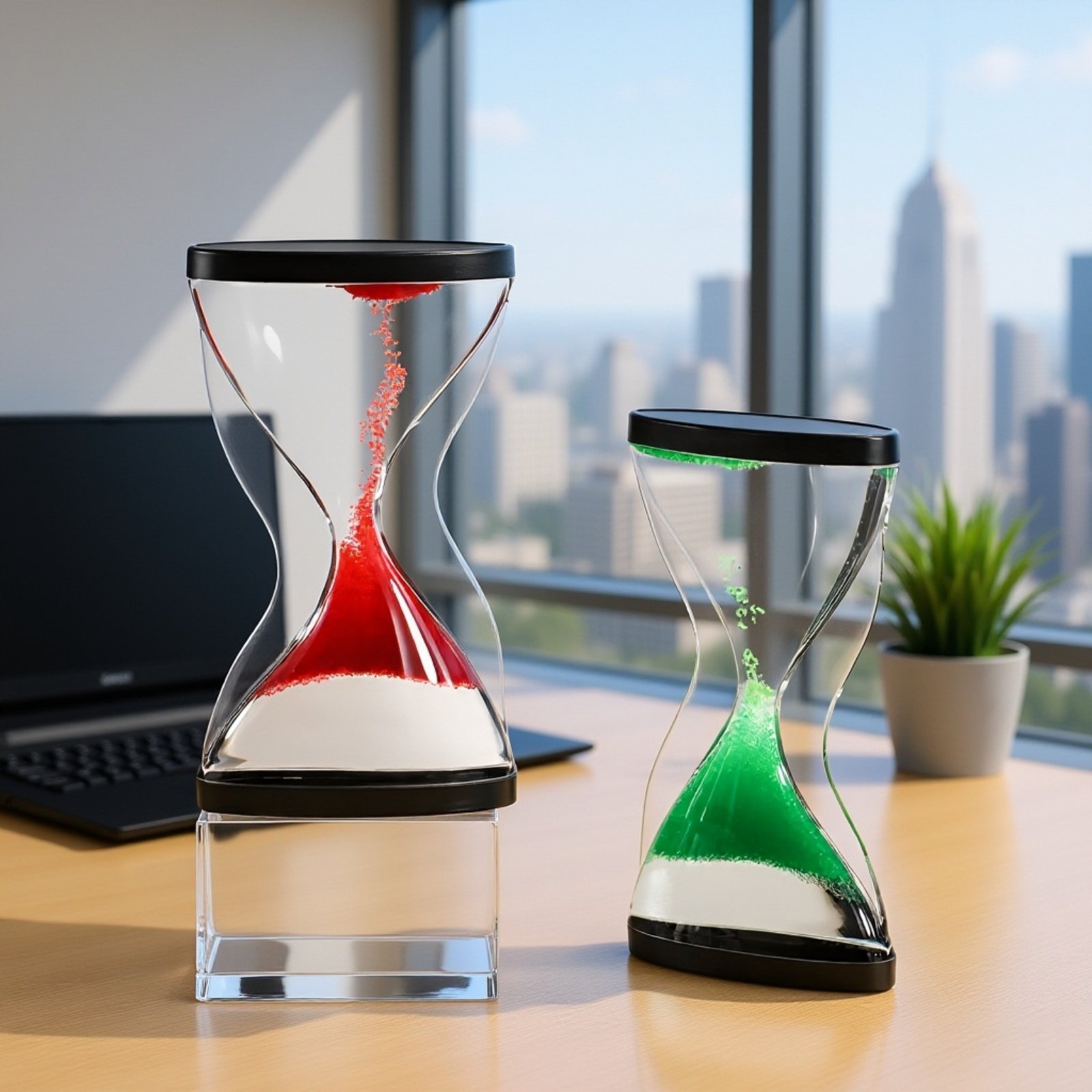 ギフトに最適な上昇する砂時計タイマーのパッケージ