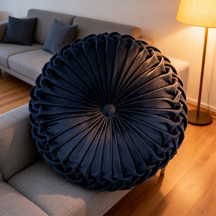 ベッド、ソファ、腰当て、オフィス、クッション、背もたれなどに使える手作りカボチャのクッション