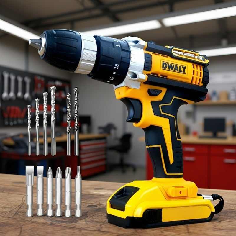 24Vバッテリー工具セット、電動ドリル付き