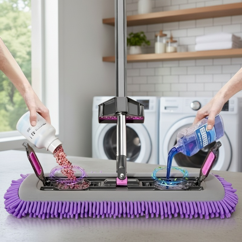 Effiziente Bodenreinigung mit dem Wet Dry Flat Mop