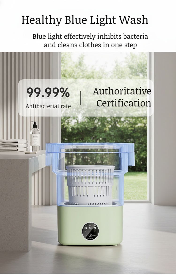 Easy to use compact washing machine