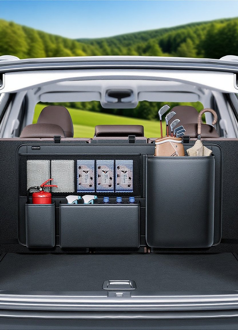 Caja de almacenamiento plegable para maletero de coche