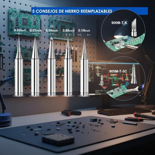 Endothermic Soldering Iron Work Scene Adjustable Temperature