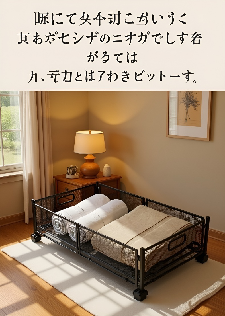 省スペースでお部屋をすっきり見せる収納アイテム