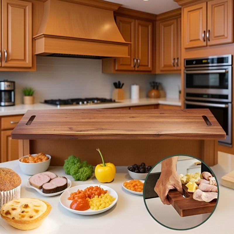  대용량 손잡이 원목 도마