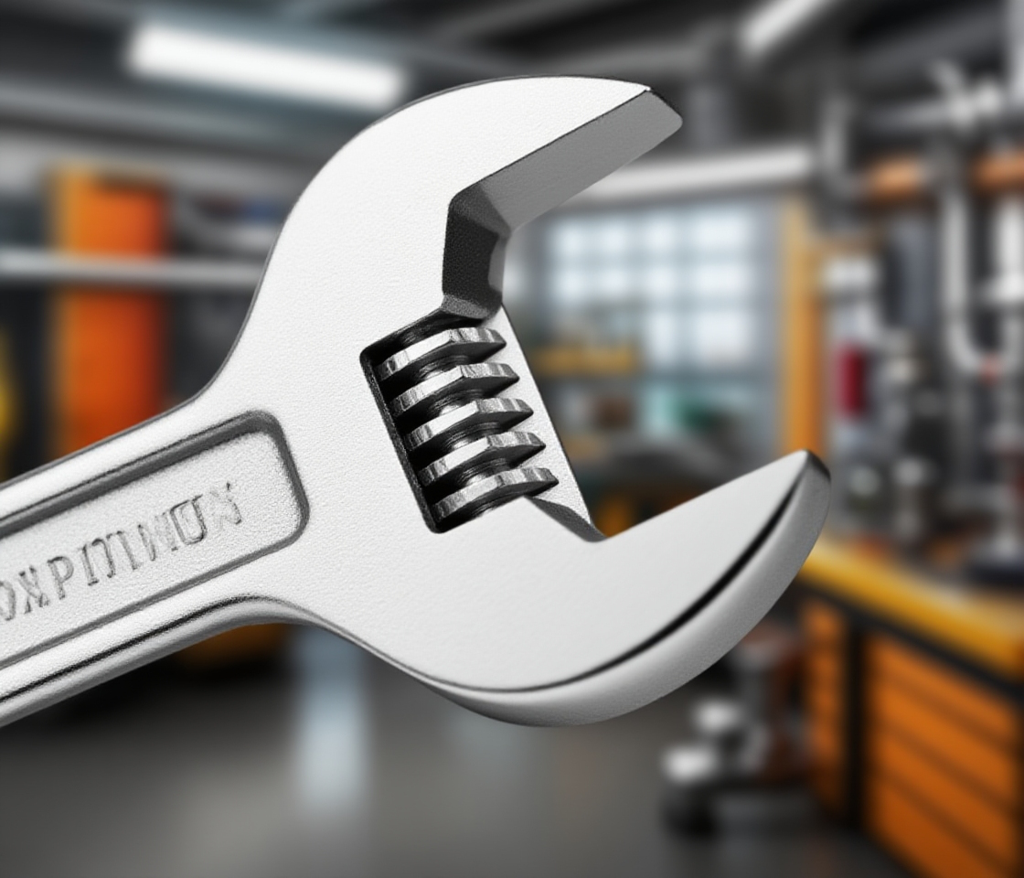 Speciální koupelnový klíč pro těsné prostory