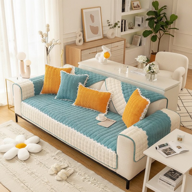 Verdickte Cord-Sofa Matte, Waschbar für Zuhause